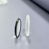 Edge Blackened Meniscus IR Lens, Multi-Substrate CaF2 ZnSe ZnS Ge MgF2 Si Concave-Convex Infrared Lens