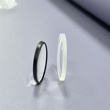 black meniscus infrared lens, Multi-Substrate CaF2 ZnSe ZnS Ge MgF2 Si Concave-Convex Infrared Lens