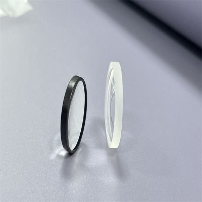 black meniscus infrared lens, Multi-Substrate CaF2 ZnSe ZnS Ge MgF2 Si Concave-Convex Infrared Lens