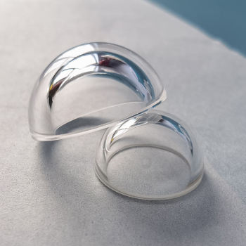 High Quality UV Grade JGS1 Fused Silica Dome Lens, High Temperature Resistant Quartz Optical Dome