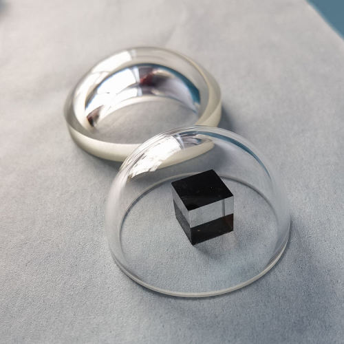 High Quality UV Grade JGS1 Fused Silica Dome Lens, High Temperature Resistant Quartz Optical Dome