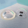 High Quality UV Grade JGS1 Fused Silica Dome Lens, High Temperature Resistant Quartz Hemispherical Optical Dome