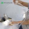 Custom Large-Diameter Sapphire Dome, Hardened Spherical Optical Dome Cover For Missile Guidance Systems