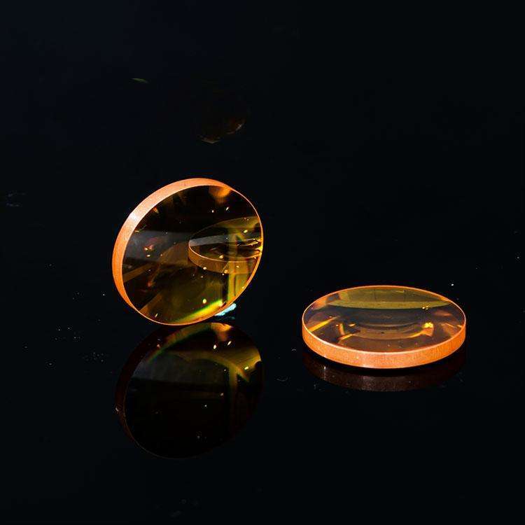 CO2 laser optical system equipped with custom ZnSe infrared lens
