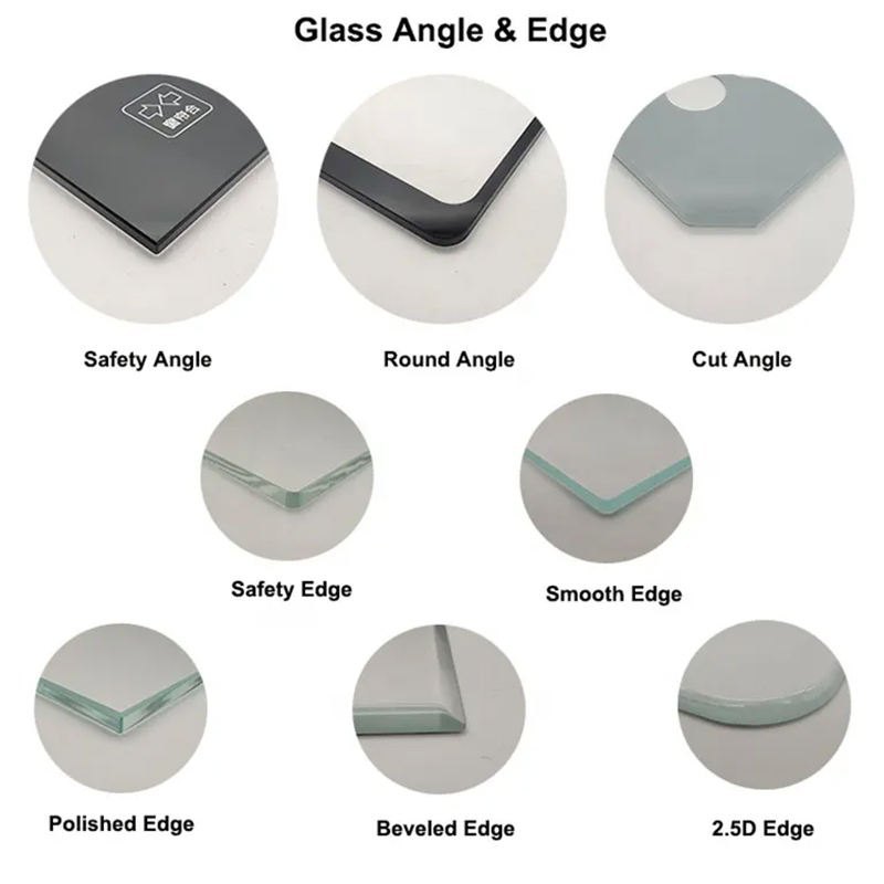 Display cover glass corner edge finish comparison