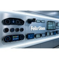 Custom Functional & Display Coated Glass for Touch Screen & Electronic Display Equipment