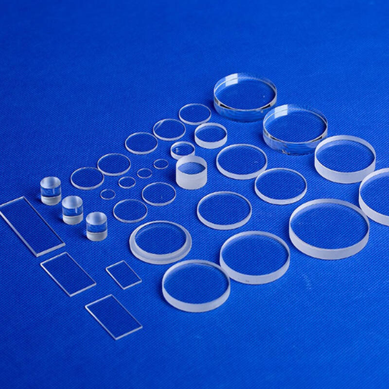 mixed shape fused silica plate and quartz substrate samples