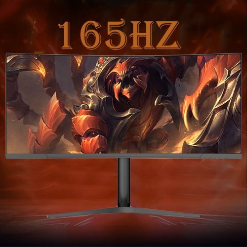 Custom Curved Tempered Cover Glass for Ultrawide Gaming Monitors | AG AR AF Coated Display Protective Panel