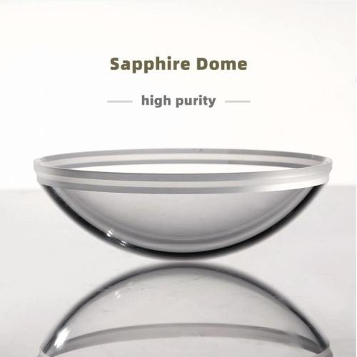 Custom Sapphire Optical Dome | Mohs 9 Hardness AR Coated Single Crystal Sapphire Cover
