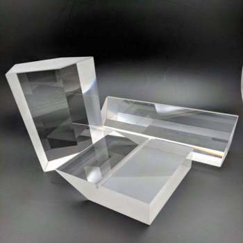 Custom N-BK7 Cube Beam Splitter Prism Black Painted Periscope Optical Measuring Prism