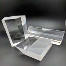 Custom N-BK7 Cube Beam Splitter Prism Black Painted Periscope Optical Measuring Prism