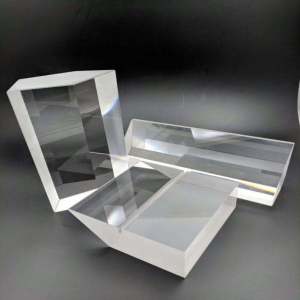 Custom N-BK7 Cube Beam Splitter Prism Black Painted Periscope Optical Measuring Prism