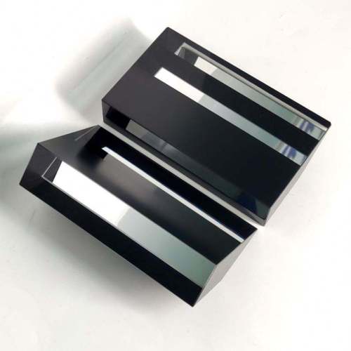 Custom N-BK7 Cube Beam Splitter Prism Black Painted Periscope Optical Measuring Prism