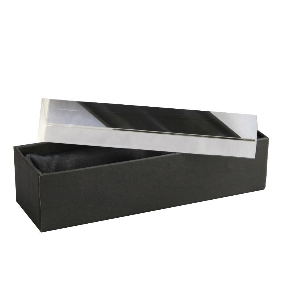 Custom length and cross section triangular glass prism