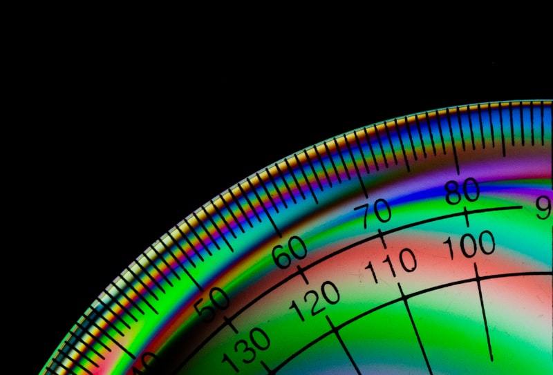 Visible light spectrum through fused silica prism demonstrating high UV transmission and low fluorescence