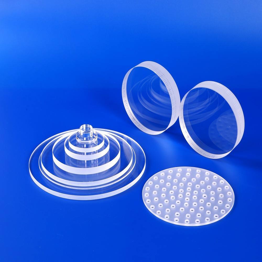 Custom flange sapphire optical panel for thermal processing equipment