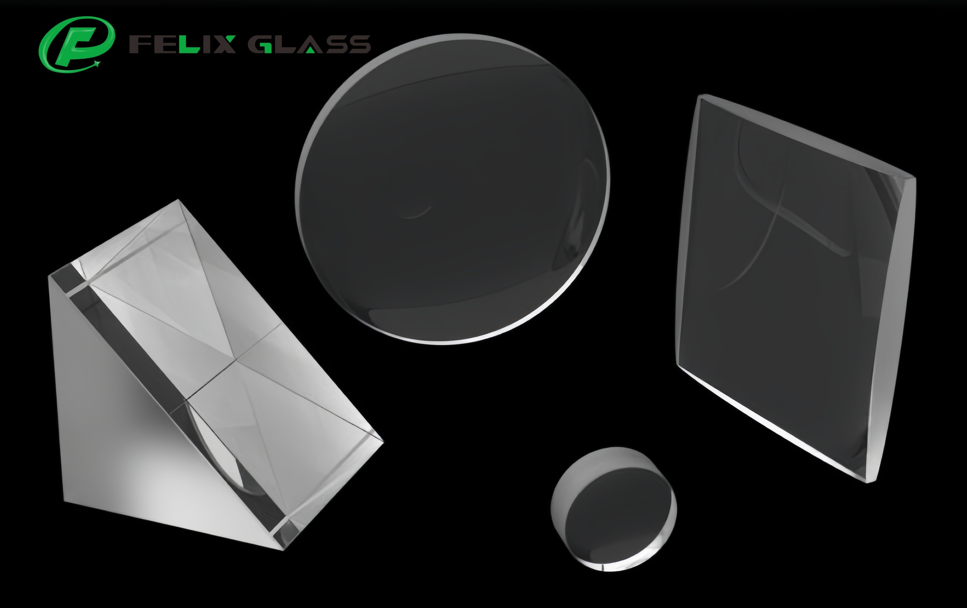 Felix Glass custom CNC machined sapphire, fused silica and BK7 optical glass blanks, windows and precision components for all industrial optical equipment
