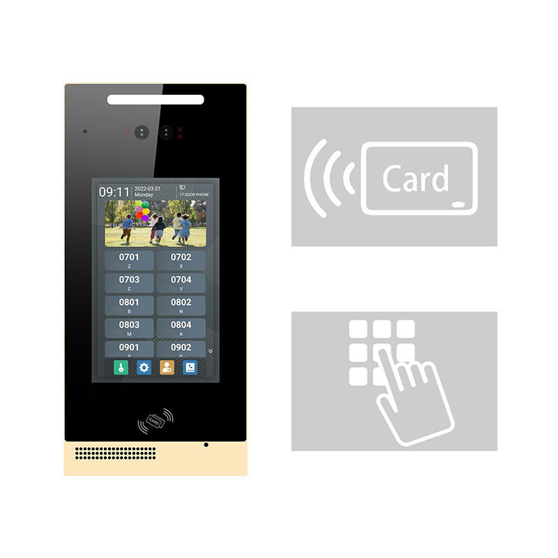 Door intercom glass panel application reference from Felix Glass