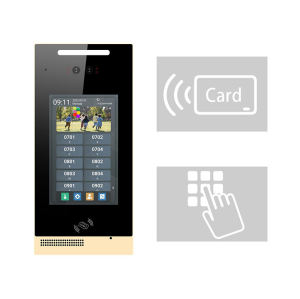 Tempered Door Intercom Glass Panel with AR AG AF Triple Coating for Access Control System