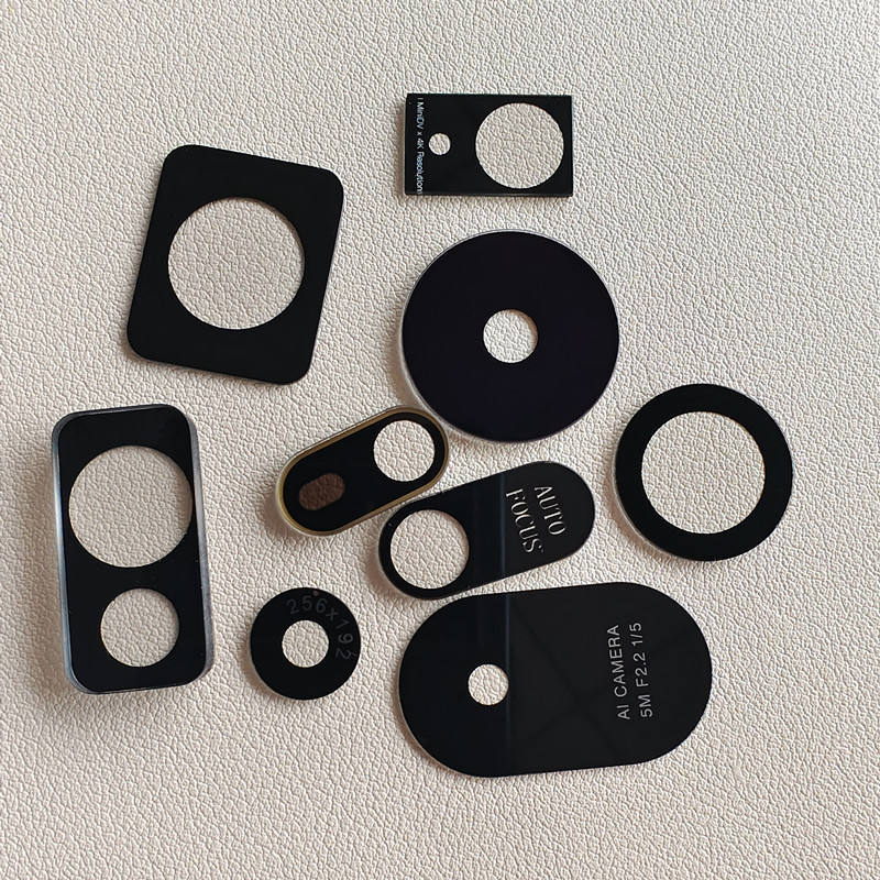 Automotive driver monitoring system cover glass detail for optical camera integration
