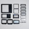 Tempered Door Intercom Glass Panel with AR AG AF Triple Coating for Access Control System