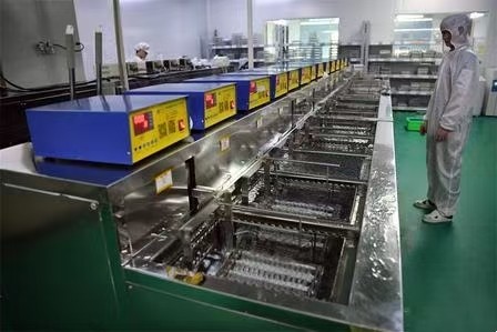 Optical performance inspection of sapphire automotive display glass in laboratory