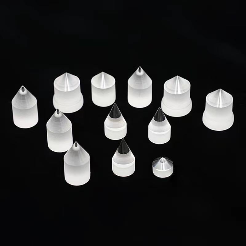 K9 axicon prism applied for laser trepanning and micro-hole drilling optical system