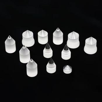 Custom BK7 / K9 Axicon Lens, Positive Conical Prism for Laser Bessel Beam Forming