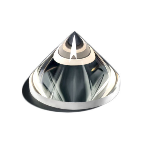 Custom BK7 / K9 Axicon Lens, Positive Conical Prism for Laser Bessel Beam Forming