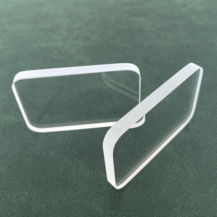 Fused silica UV calibration optical flat for laboratory spectrometer reference standard