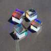 Beam splitter prism for laser positioning and alignment systems