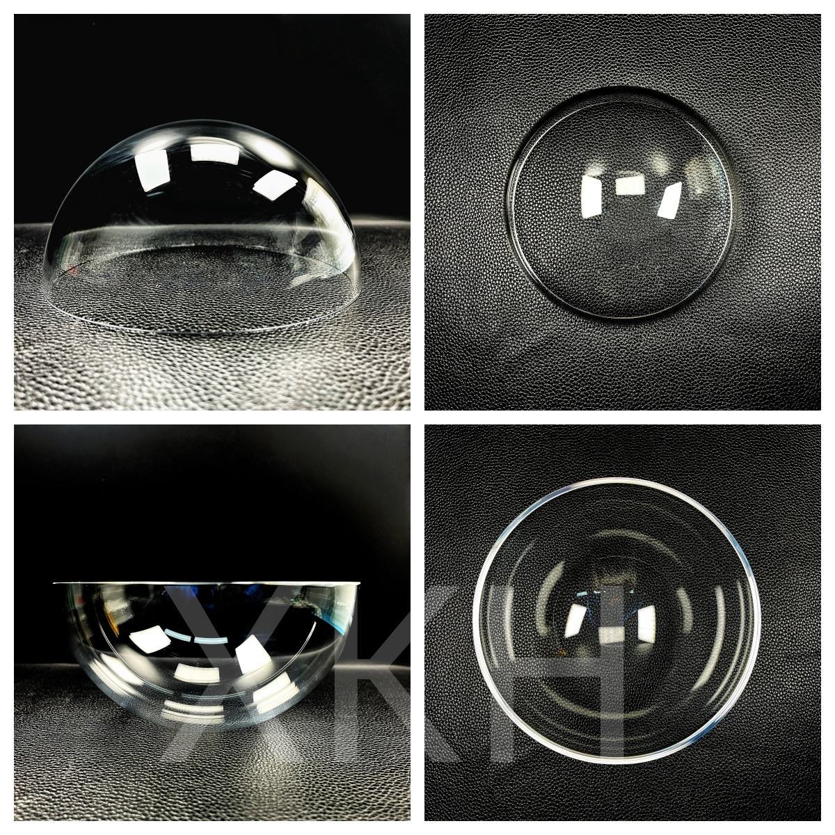 Coated hyper hemispherical dome fitted on underwater ROV panoramic camera