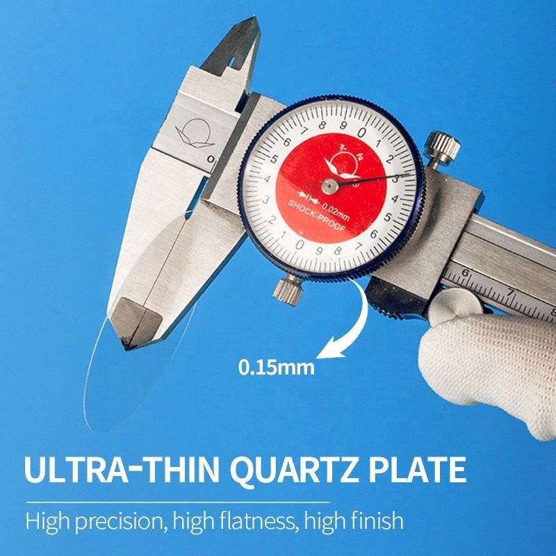 batch finished quartz wafer components