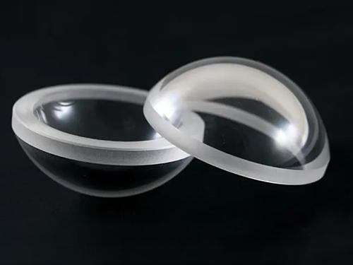 Custom JGS2 fused silica quartz domes. UV optimized transmission for sensor & aerospace.