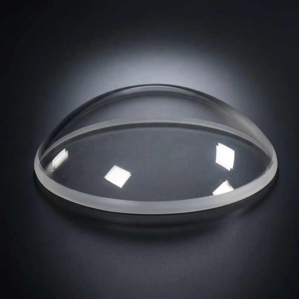 AR coated subsea dome lens