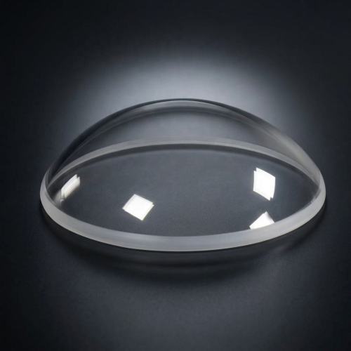Custom Sapphire Dome with AR coating. For subsea ROV, aerospace and EOIR thermal imaging systems