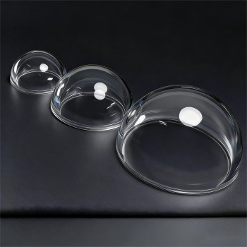 Custom Sapphire Dome with AR coating. For subsea ROV, aerospace and EOIR thermal imaging systems