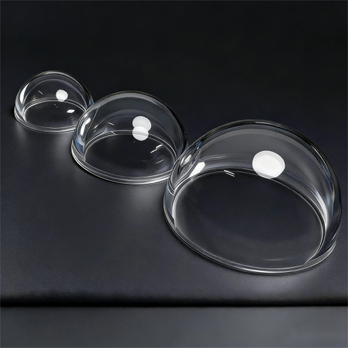 Custom Sapphire Dome with AR coating. For subsea ROV, aerospace and EOIR thermal imaging systems