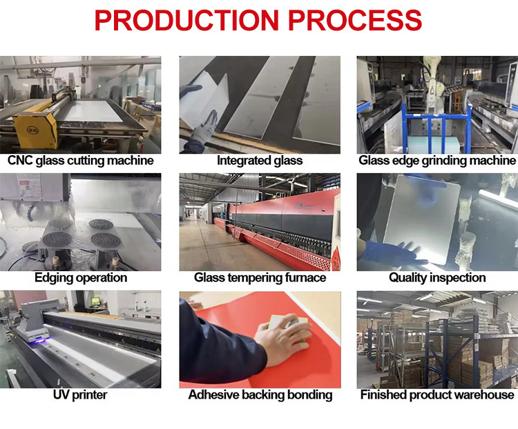 Raw tempered glass blank cutting