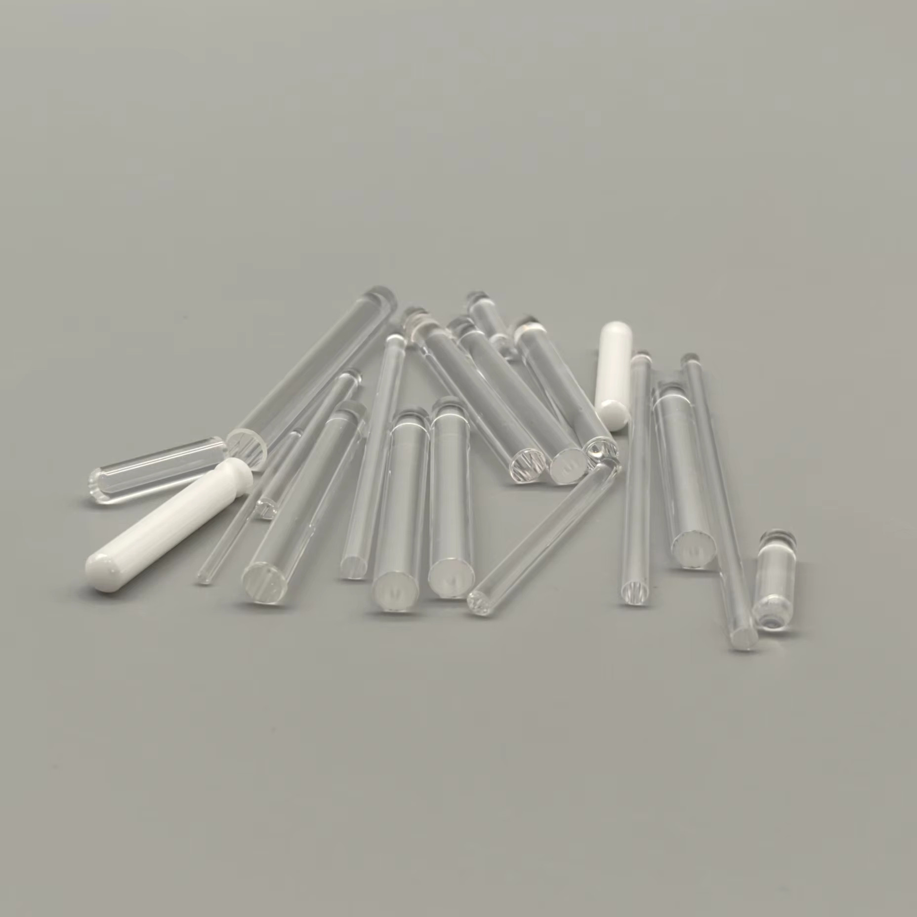 Sapphire capillary tube for instrument piston assembly