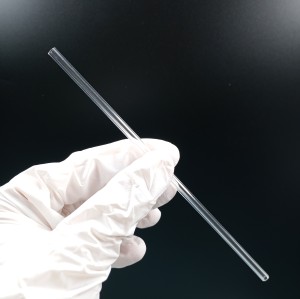 Single Crystal Sapphire Capillary Tube OD5mm ID4mm L200mm | High Purity Monocrystalline Sapphire Bore Tube