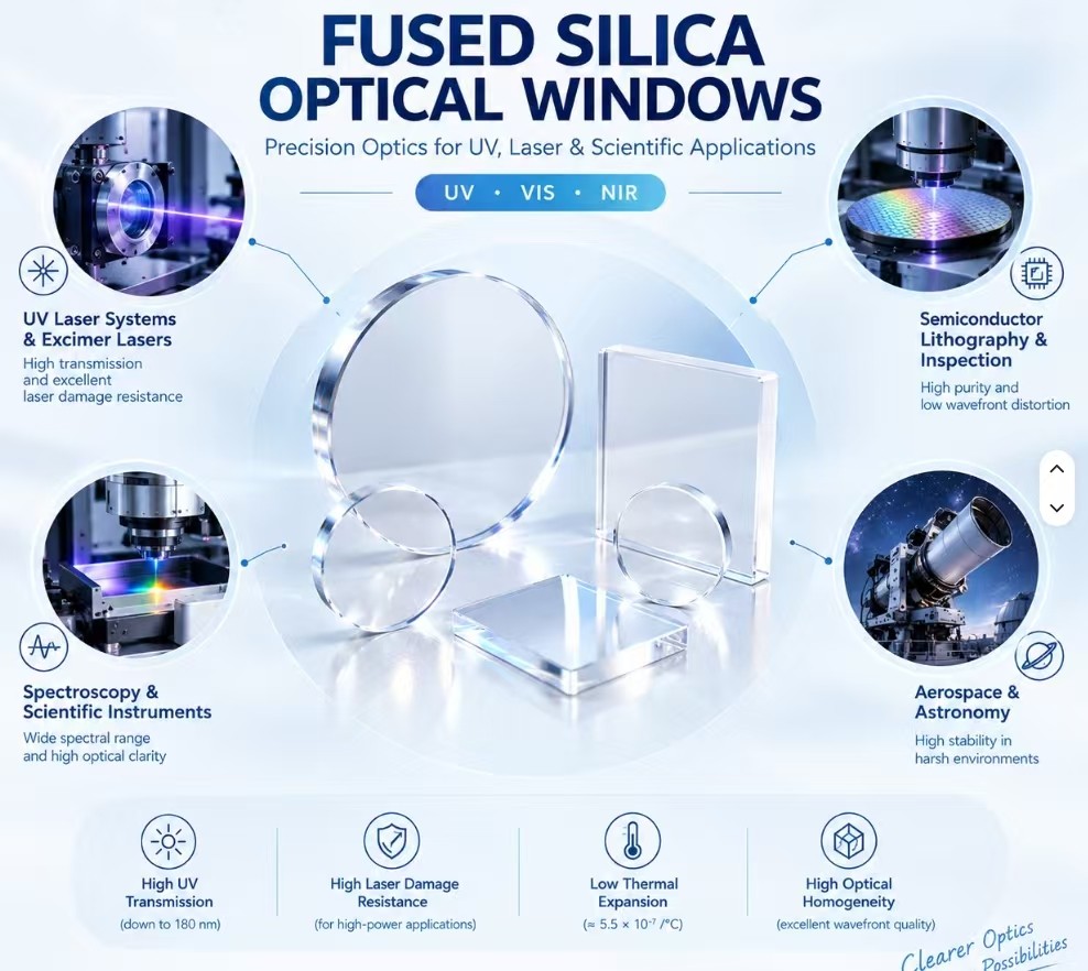 Fused Silica Optical Glass | UV Quartz Glass Substrate - Felix Glass
