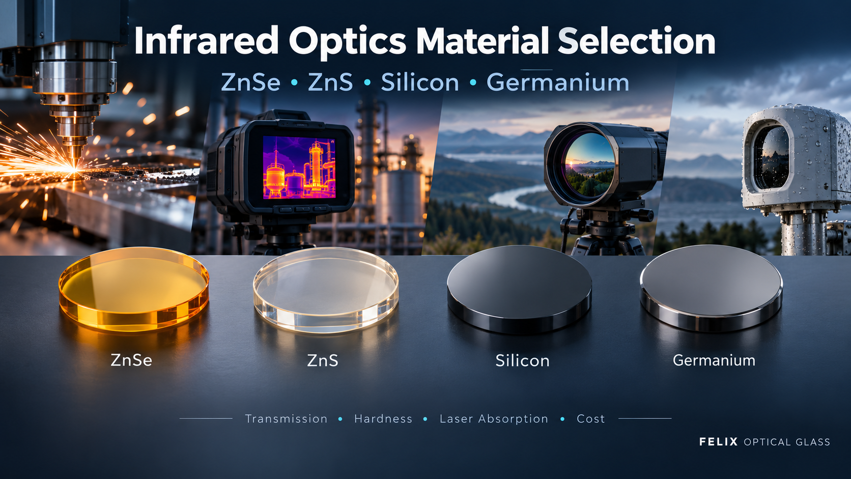Application-Based Optical Comparison | IR Material Selection Guide