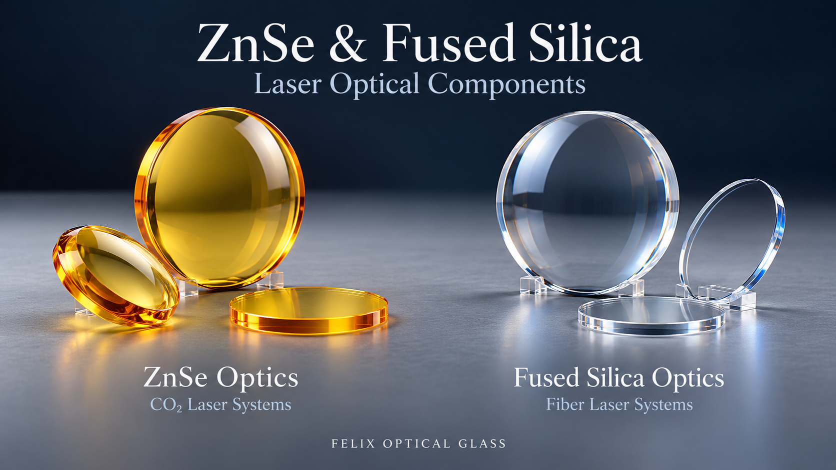 ZnSe and Fused Silica Laser Optical Components Felix Glass