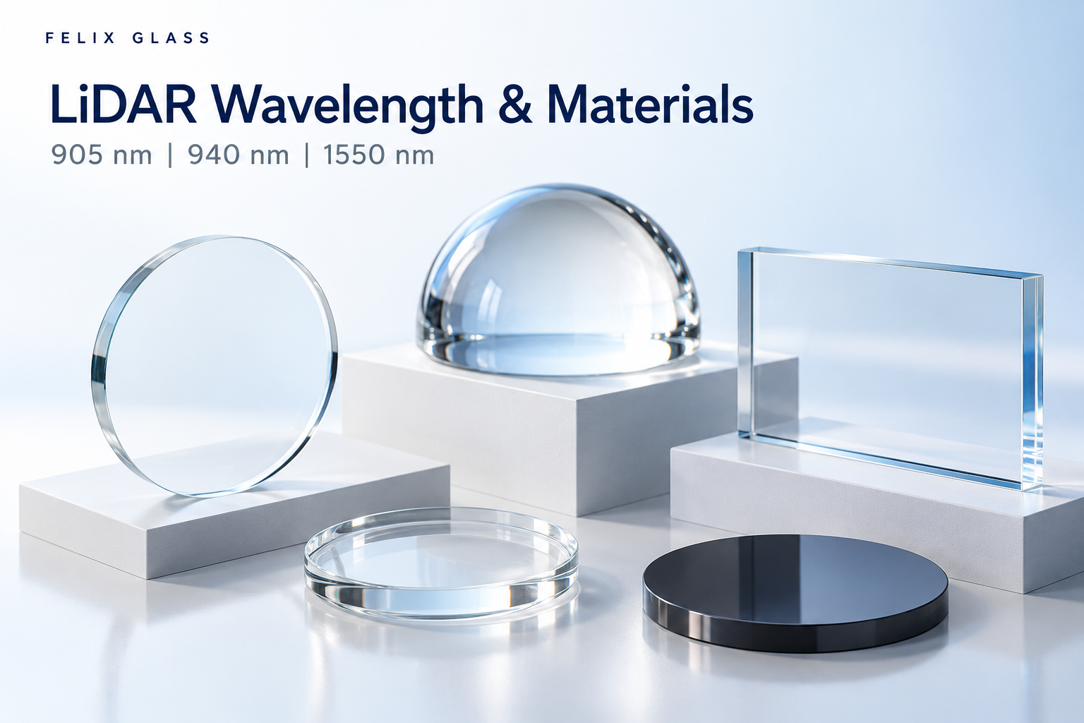 LiDAR Wavelength & Materials: 905, 940 & 1550 nm