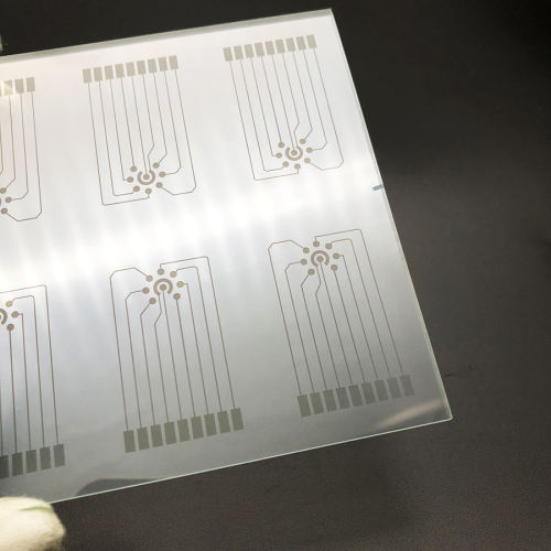 Patterned ITO Conductive Glass for sensing, research, optoelectronic and transparent heater projects
