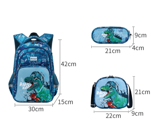 Customized primary school backpacks for children in grades 3-6 can be customized with logos and patterns