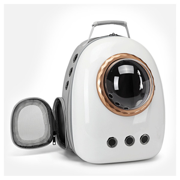 Space Capsule Pet Carrier - Airline-Approved, Durable & Ventilated Travel Bag
