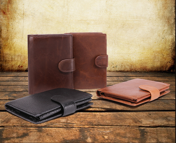 Wholesale premium vintage leather wallet clutch bag Men's coin wallet card bag large capacity card slot