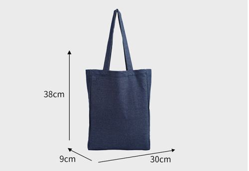 Custom large capacity advertising canvas bag enterprise publicity canvas tote bag personality color printing leisure canvas bag